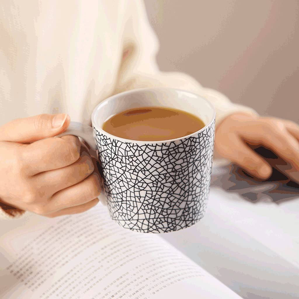 Tazas de Té Tazas Desayuno Taza De Café Impresa De Estilo Japonés, Taza De Café De Cerámica Reutilizable De 350ML, Taza De Bebida for Microondas Taza De Bebida Multifuncional Tazas Tazas de Cafe ( Col