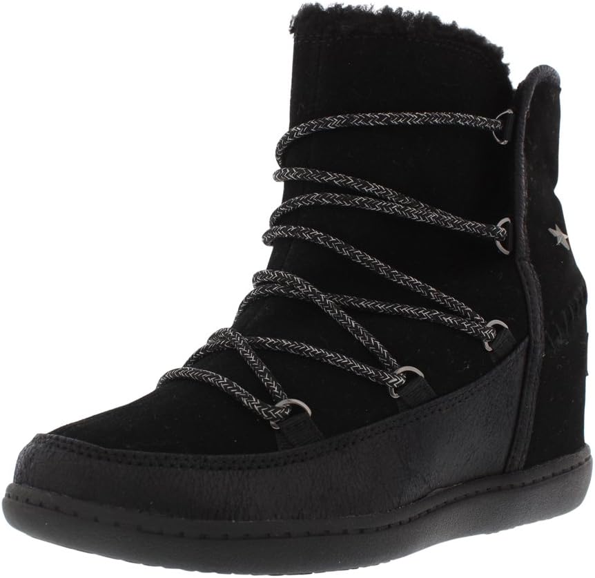 Skechers Women's SKCH Plus 3 Trois Boot,Black,US 10 M