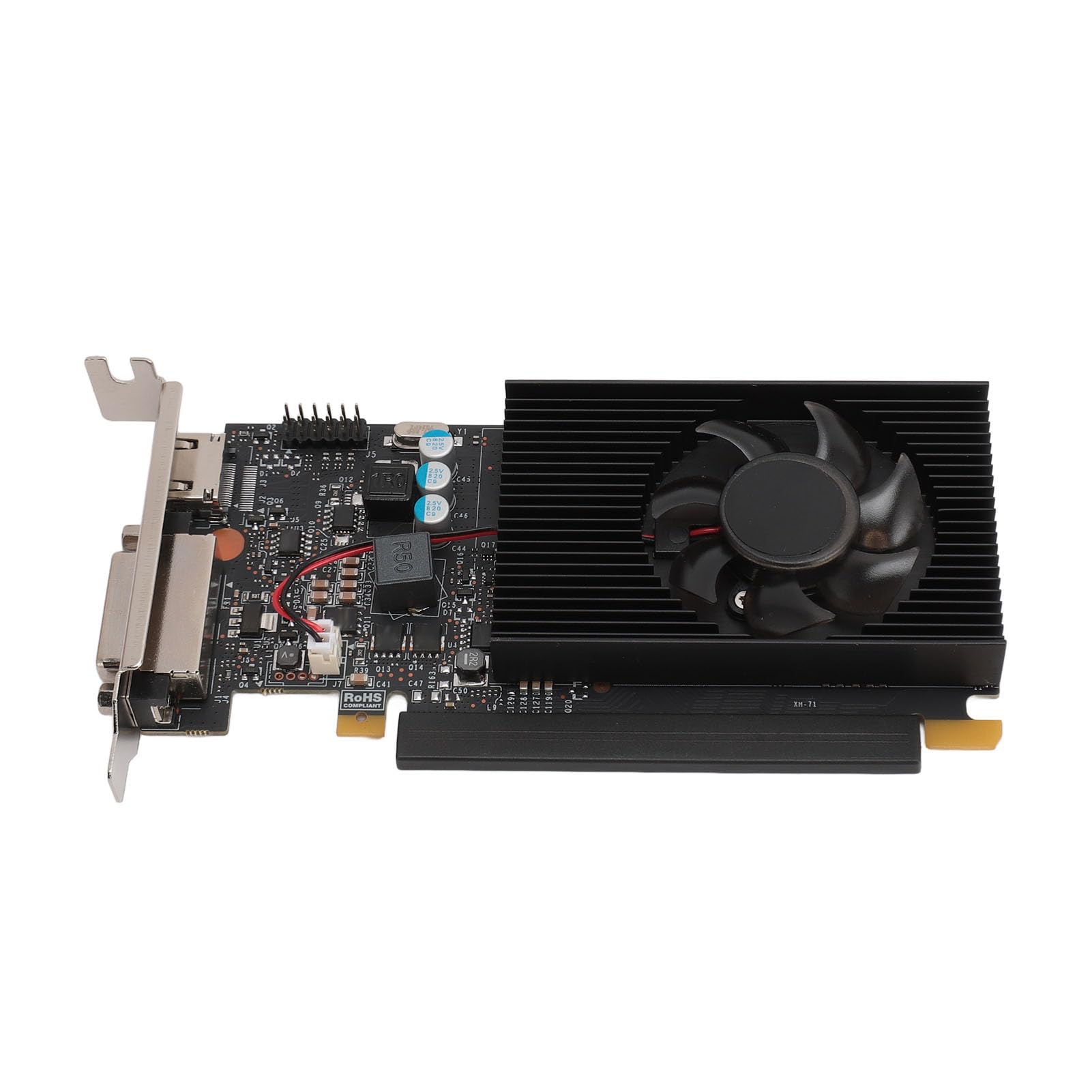 VBESTLIFE Karta Graficzna GT730 4 GB, 64-bitowy Procesor Graficzny DDR3, Karta Graficzna do Gier PCIE 2.0 16X, do Komputera Stacjonarnego