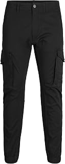 JACK & JONES Kids Paul Flake Slim Stretch Cuffed Cargo Pants 164 Black