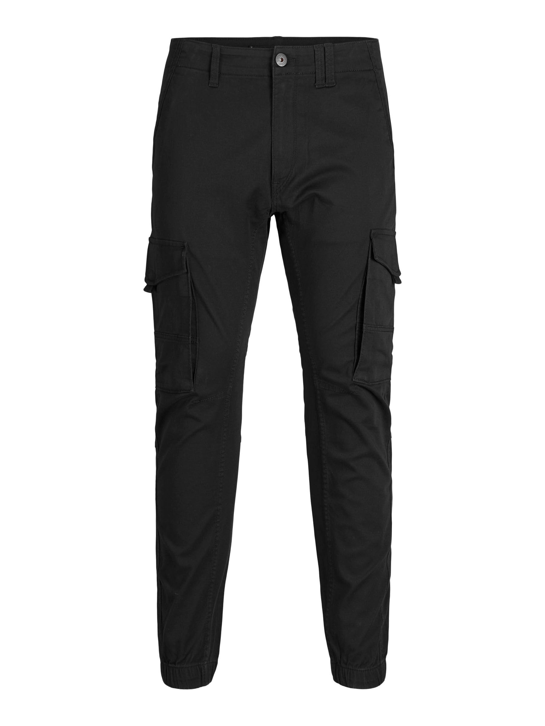 Jack & Jones Jpstpaul Jjflake Akm 542 Noos Jnr, Pantaloni Cargo Bambini E Ragazzi, Nero (Black Black), 170-image