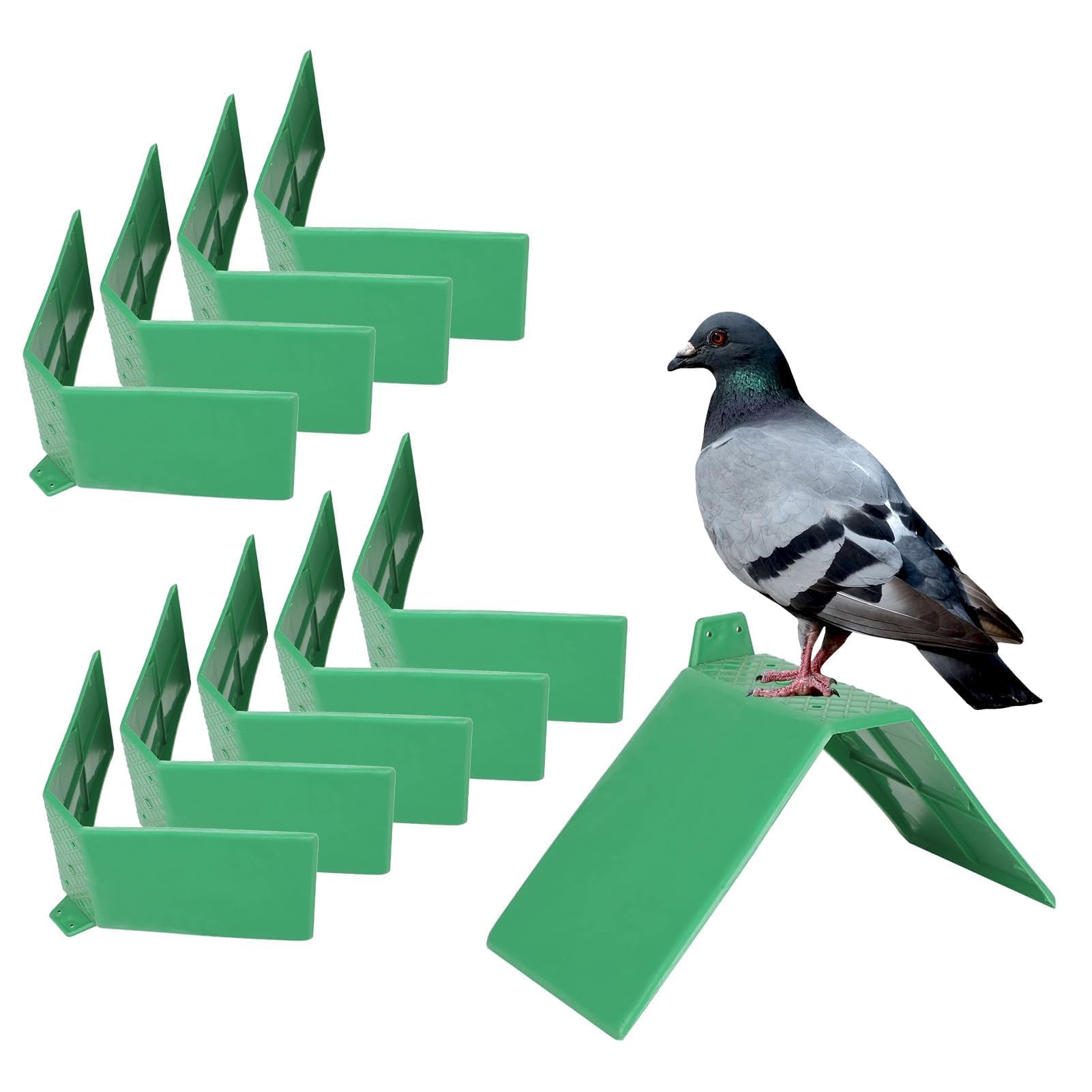 Percha para Palomas, Plástico, Soporte de Descanso para Aves, Accesorio para Jaulas, 10 Piezas