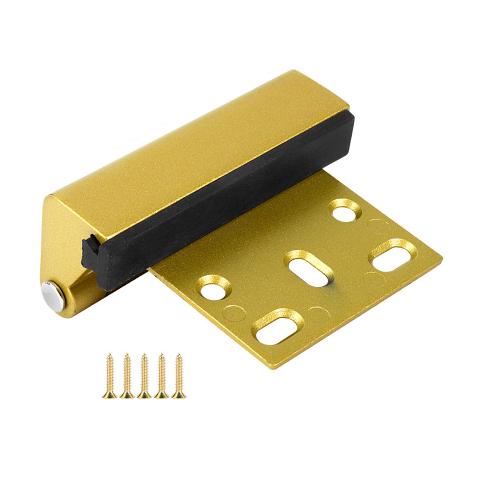 Buxuaaaa Gold Door Reinforcement Home Security Door Universals Security Device For Inward Swinging Home