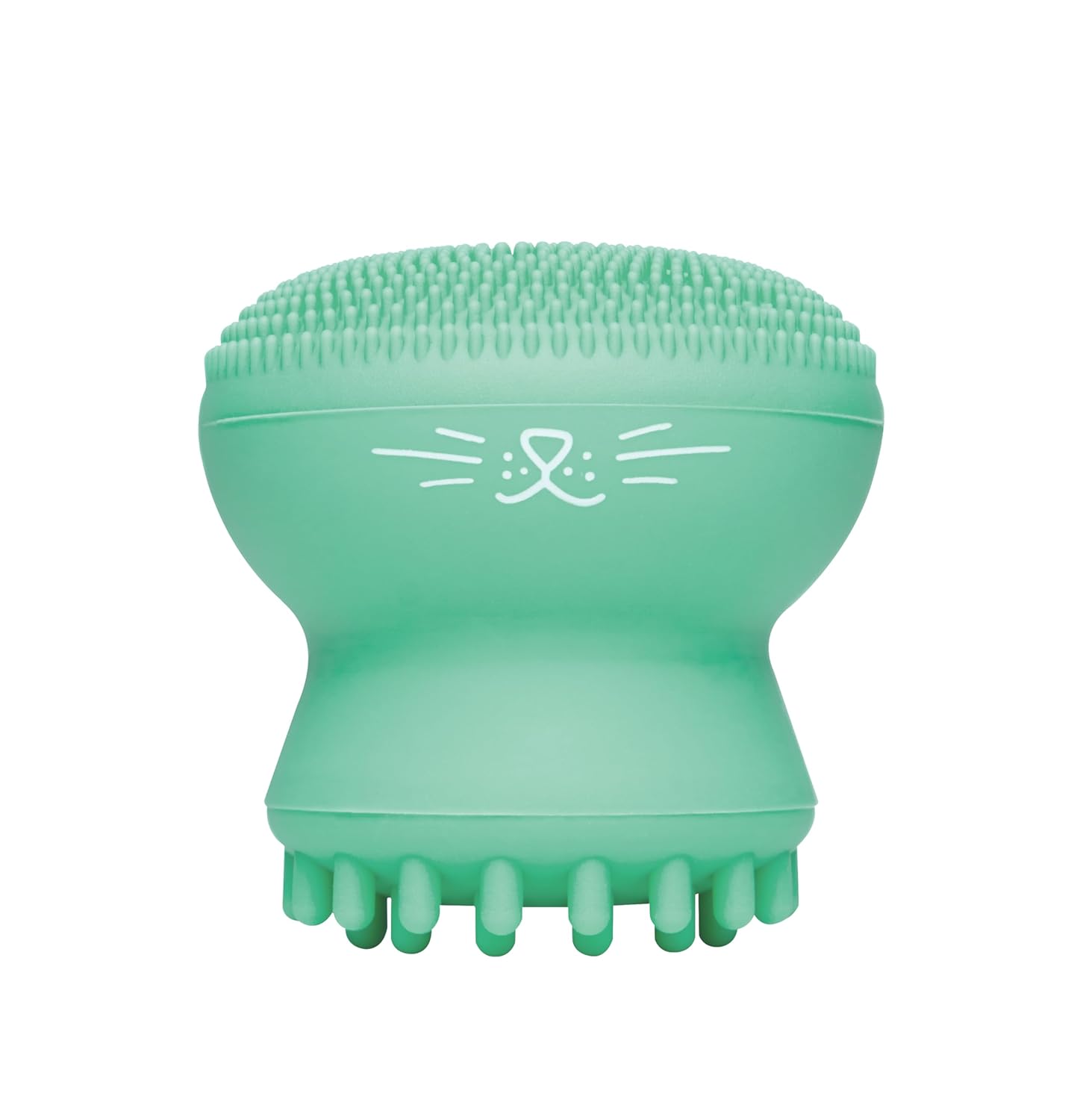 I Dew Care Cleansing Tool – Pawfect Face Scrubber | 3-in-1 Cute Silicone Pore Cleanser, Exfoliator, and Massager with Sponge