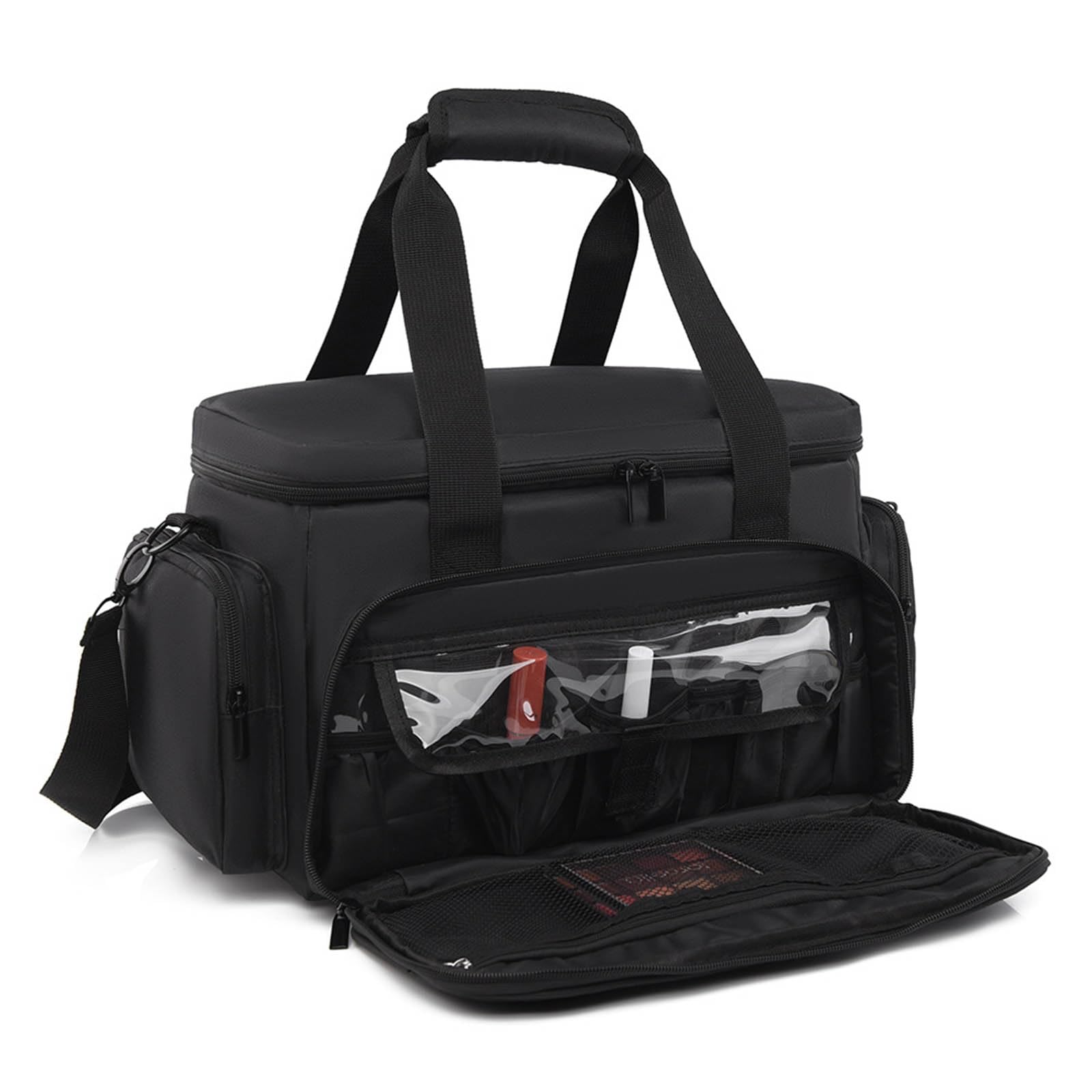 Abnehmbare Make Up Organizer Mit Großer Kapazität Wasserdichter Stoff Kosmetik Aufbewahrungstasche Make Up Reise Für Unterwegs Badezimmer Freundliche wasserdichte Kosmetik