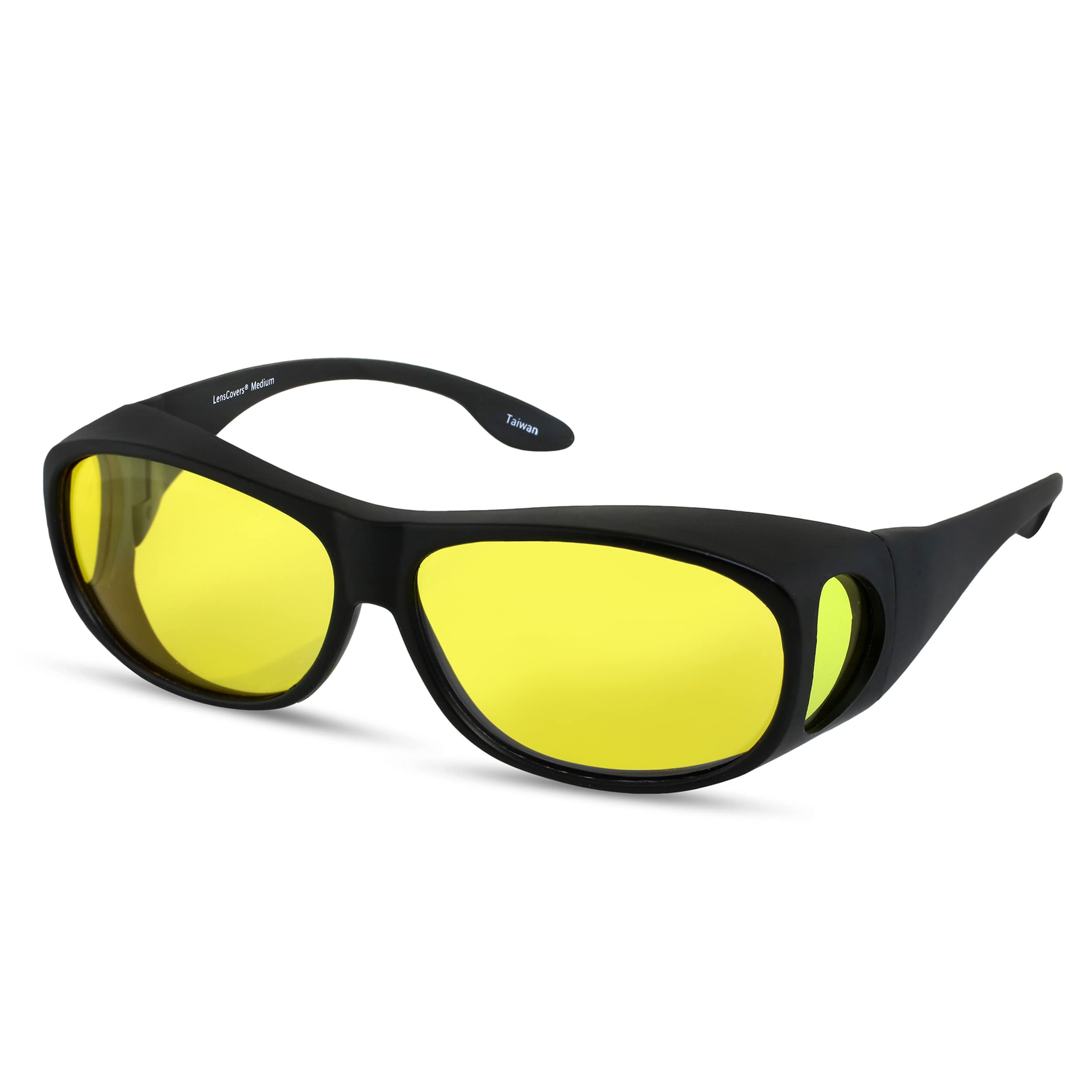 LensCovers Polarized Wraparound Sunglasses | Wear Over Sunglasses | Fitover for Glasses