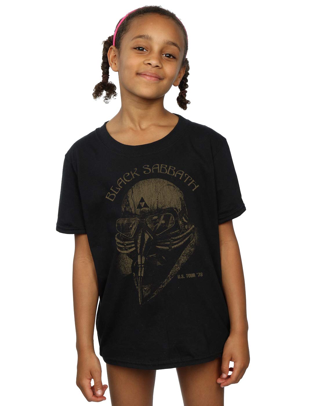 Absolute Cult Girls Black Sabbath Tour 78 T-Shirt 12-13 Years