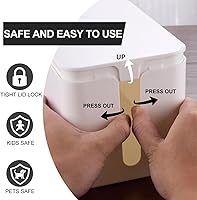 Vista 5 de 3 Pack Cable Management Box with 18 PCS Cable Management Set - Large & Medium & Small Cable Organizer Box to Hide Wires & Power Strips TV Cord