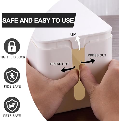 Miniatura 5 de Paquete de 3 cajas de organización de cables con 18 piezas de organización de cables, caja organizadora de cables grande, mediana y pequeña para