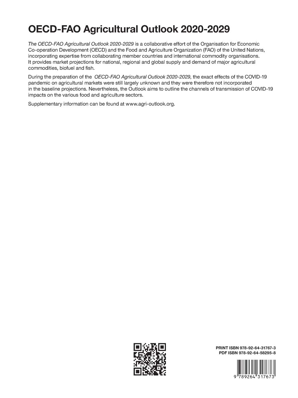 OECD-FAO Agricultural Outlook 2020-2029
