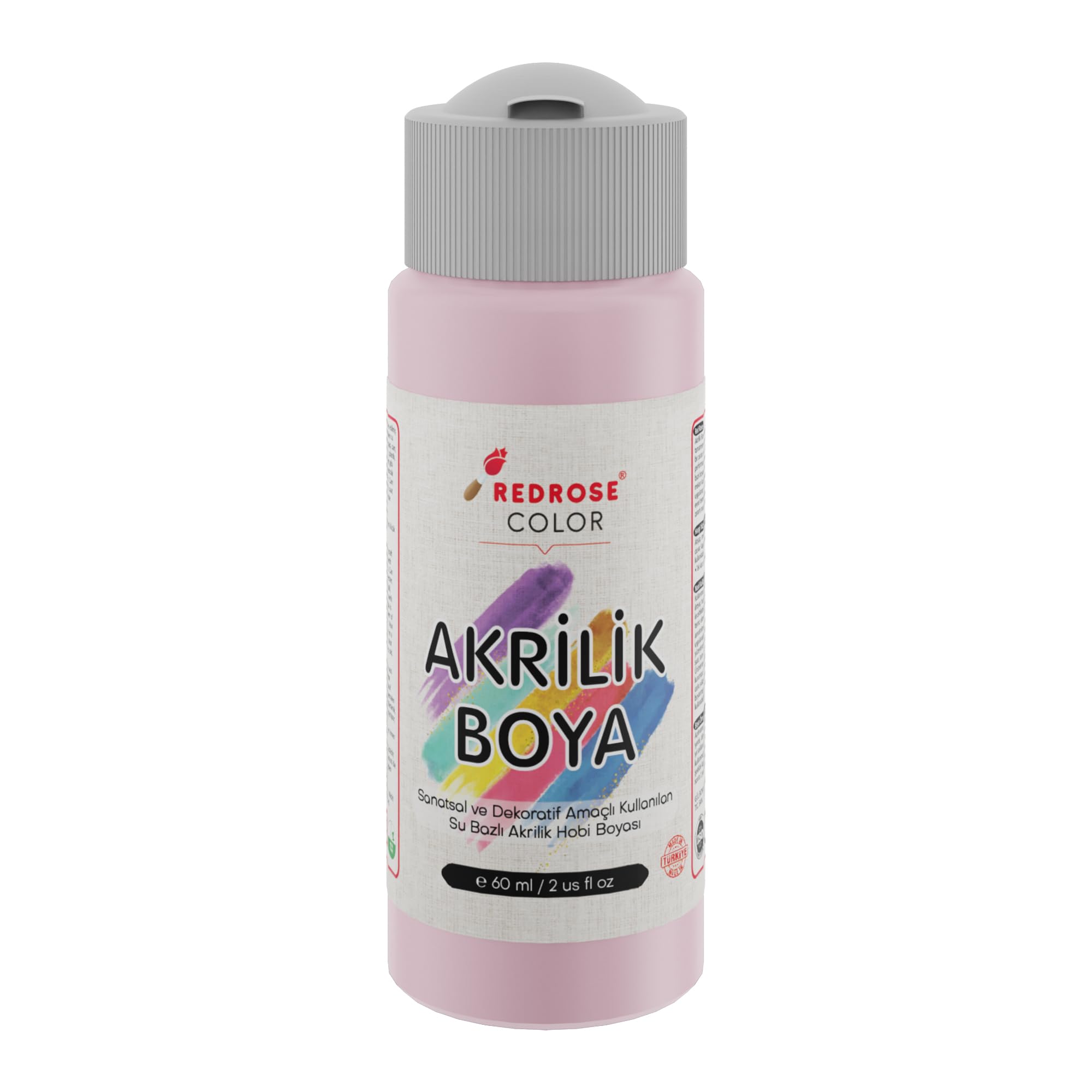 Red Rose Açık Pembe Akrilik Boya 60 ml