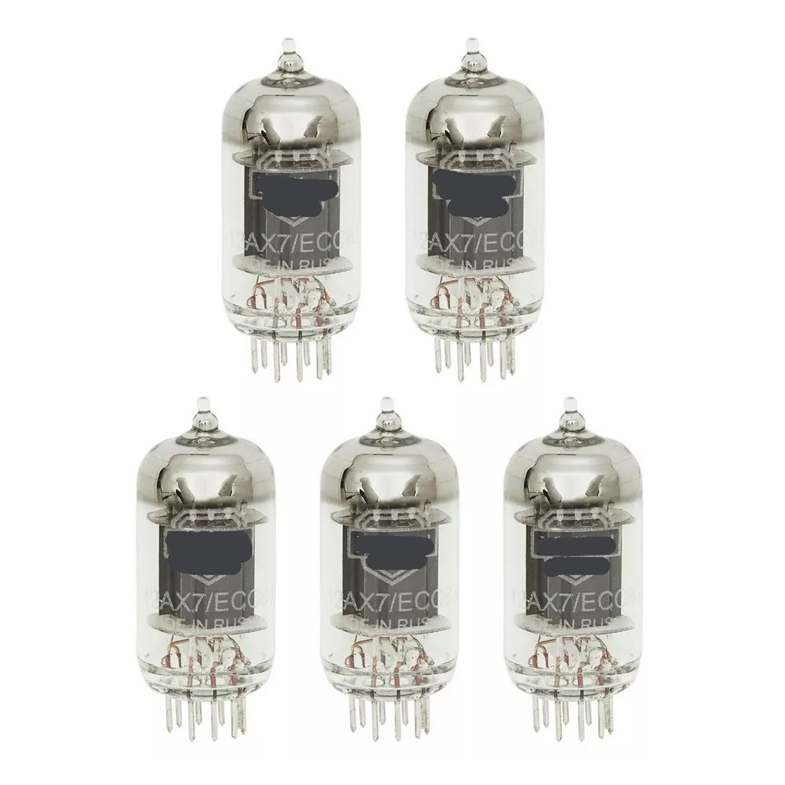 5 Pcs Gain Matched (5) Output 12ax7 Long Board Vacuum Tube -