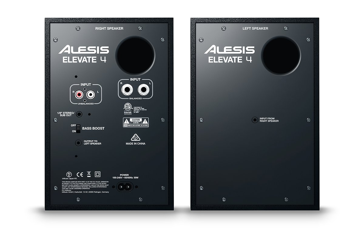 Image secondaire de Alesis Elevate 4 Haut-parleurs de studio avec amplificateur de basses 40 W 4 po