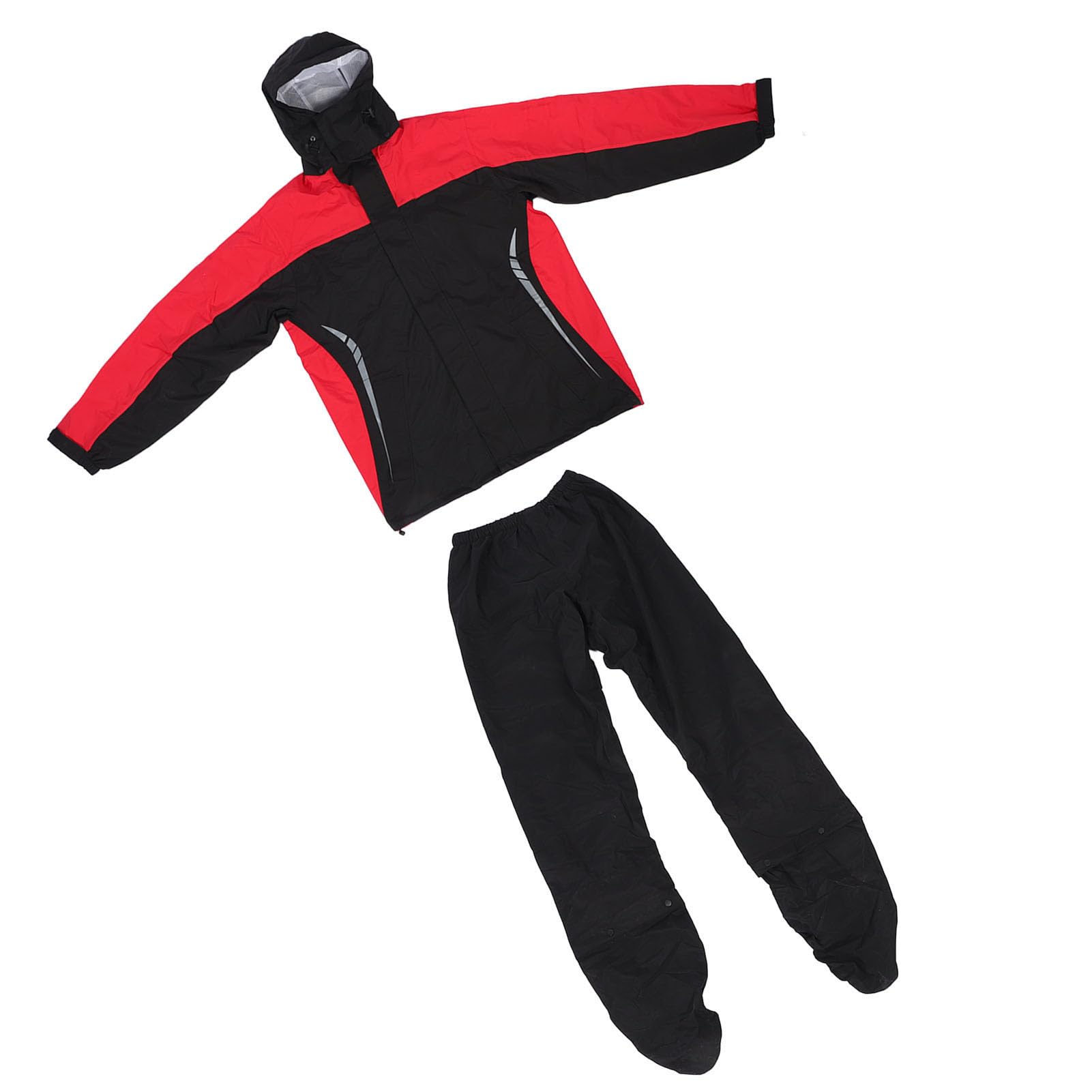 Motorrad-Regenanzug, Wasserdichte, Atmungsaktive, Leichte Regenjacke, Hose, Ideal für Radfahren und Outdoor-Aktivitäten (M) (M)