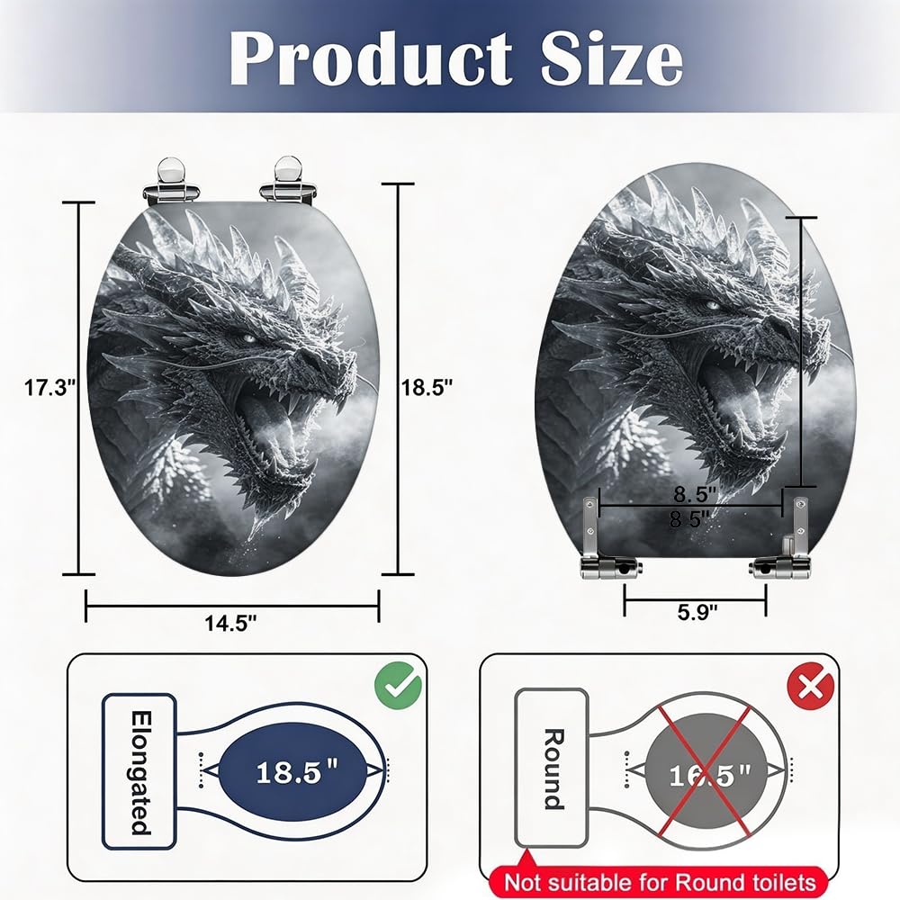 Sedile WC universale A14 per uso standard in bagno