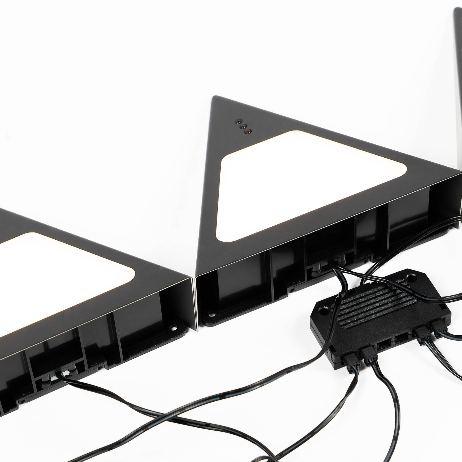 LED Lampes sous meuble Odia à intensité variable (Moderne) en Noir Inox e. a. pour Salon & Salle manger (à 5 lampes,), Lampe