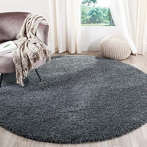 Image of Shaggy Super Soft Carpet for Home & Living Room Size - 4 X 6 Ft (Solid Grey)