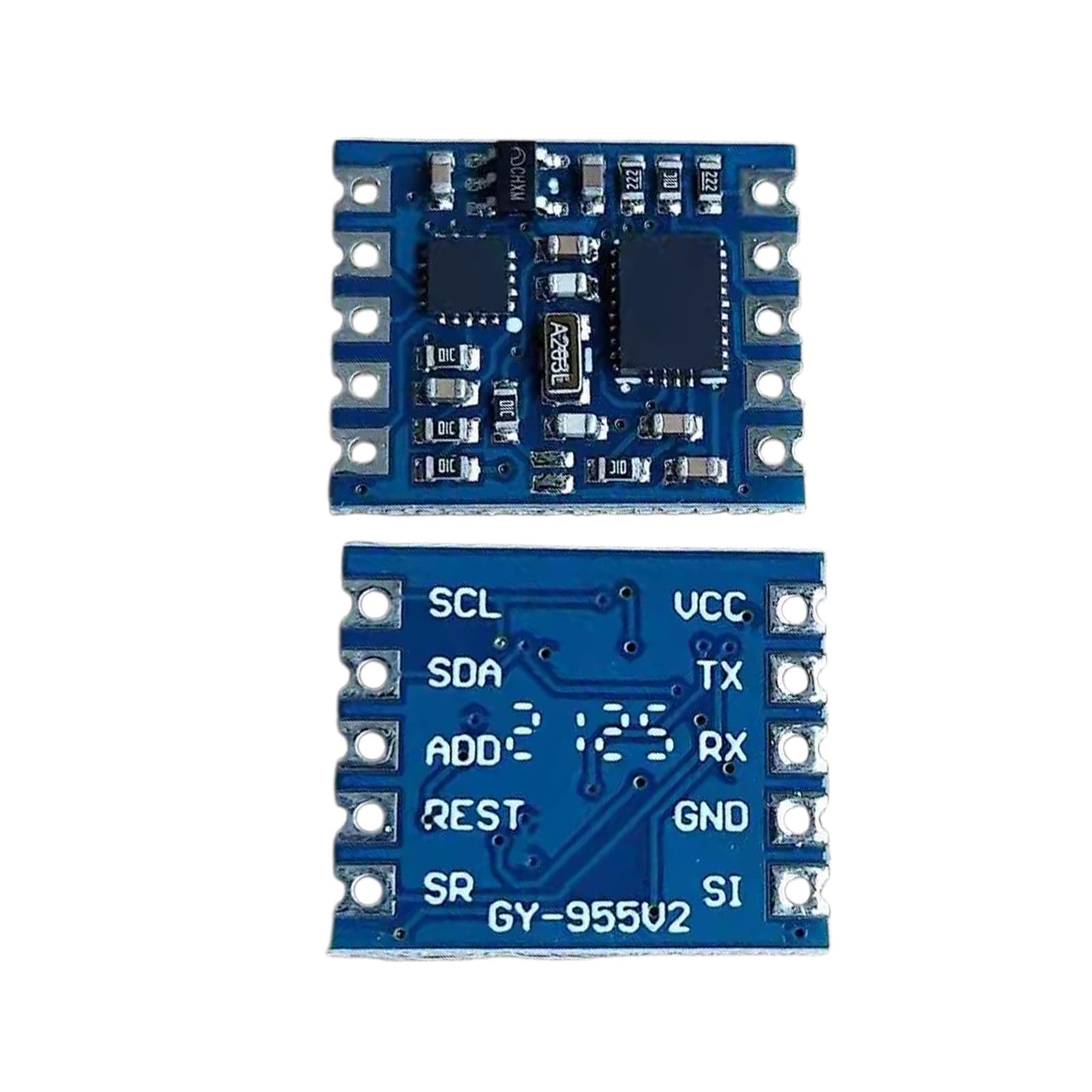 Módulo de sensores de giroscopios de acelerómetro IMUs 9DOF integrado con chip BNO055V2 para posicionamiento preciso PCB Gyrocompass integrado