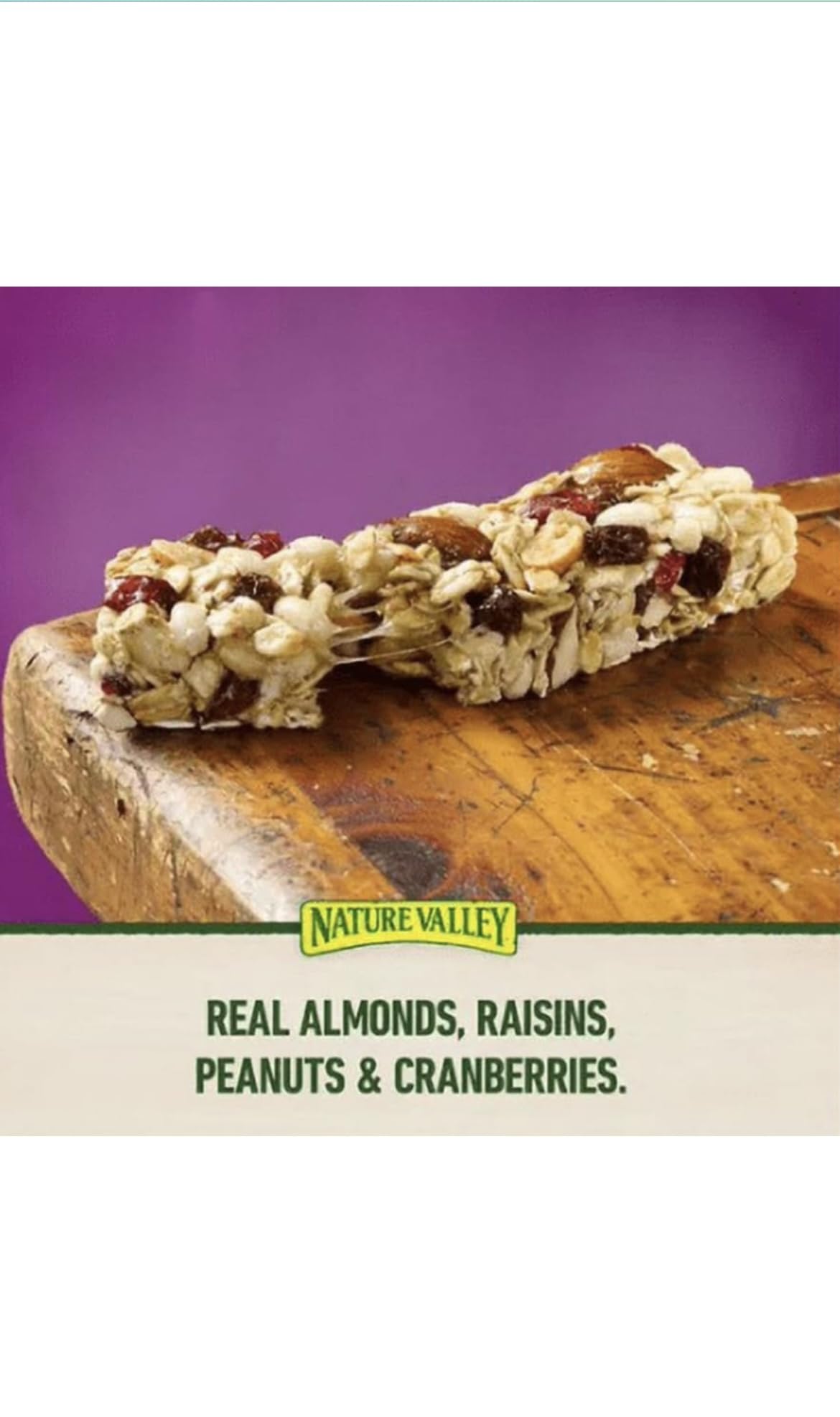 Nature Valley Barres granola à mâcher aux fruits et aux noix (48 pièces).