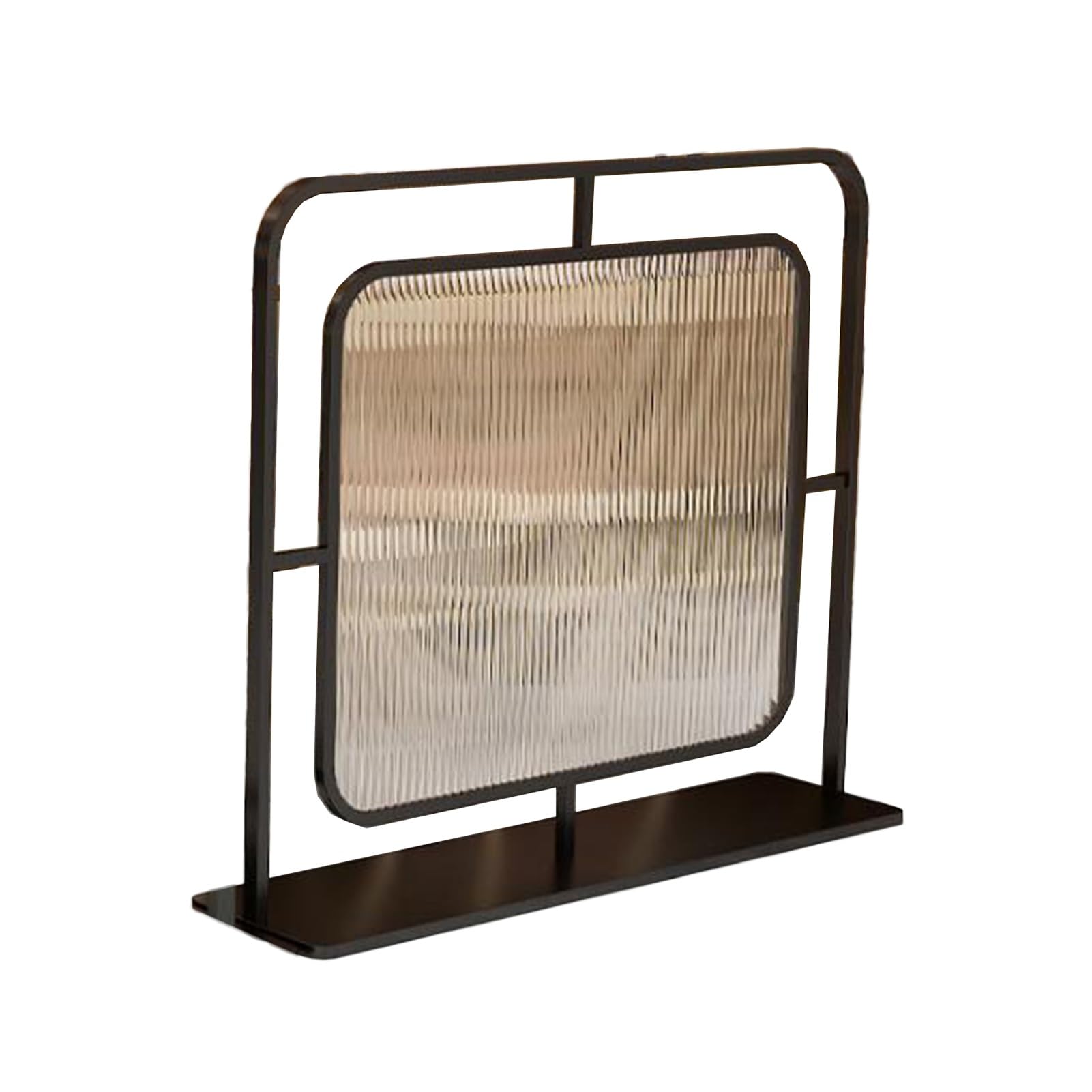 MSHGSKU Office Privacy Divider Panels with Translucent Glass for Dining Areas and Desks, Commercial Countertop Privacy Solutions
