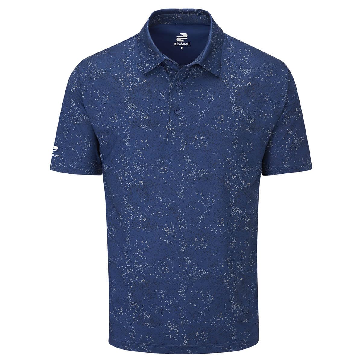 Stuburt Golf Mens Mallard Breathable Polo Shirt - Mist - M