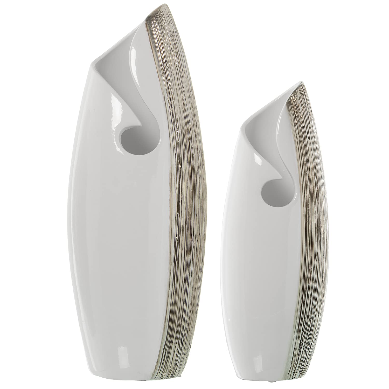 Vase en céramique grand format pour meubler un buffet vide