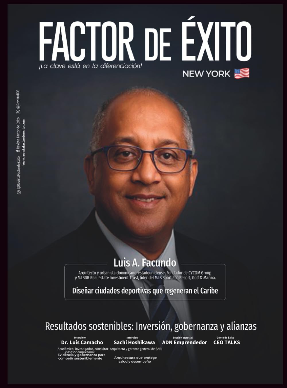 Resultados Sostenibles: Inversión, gobernanza y alianzas: Edición #16 New York. (Revista Factor de Éxito New York)