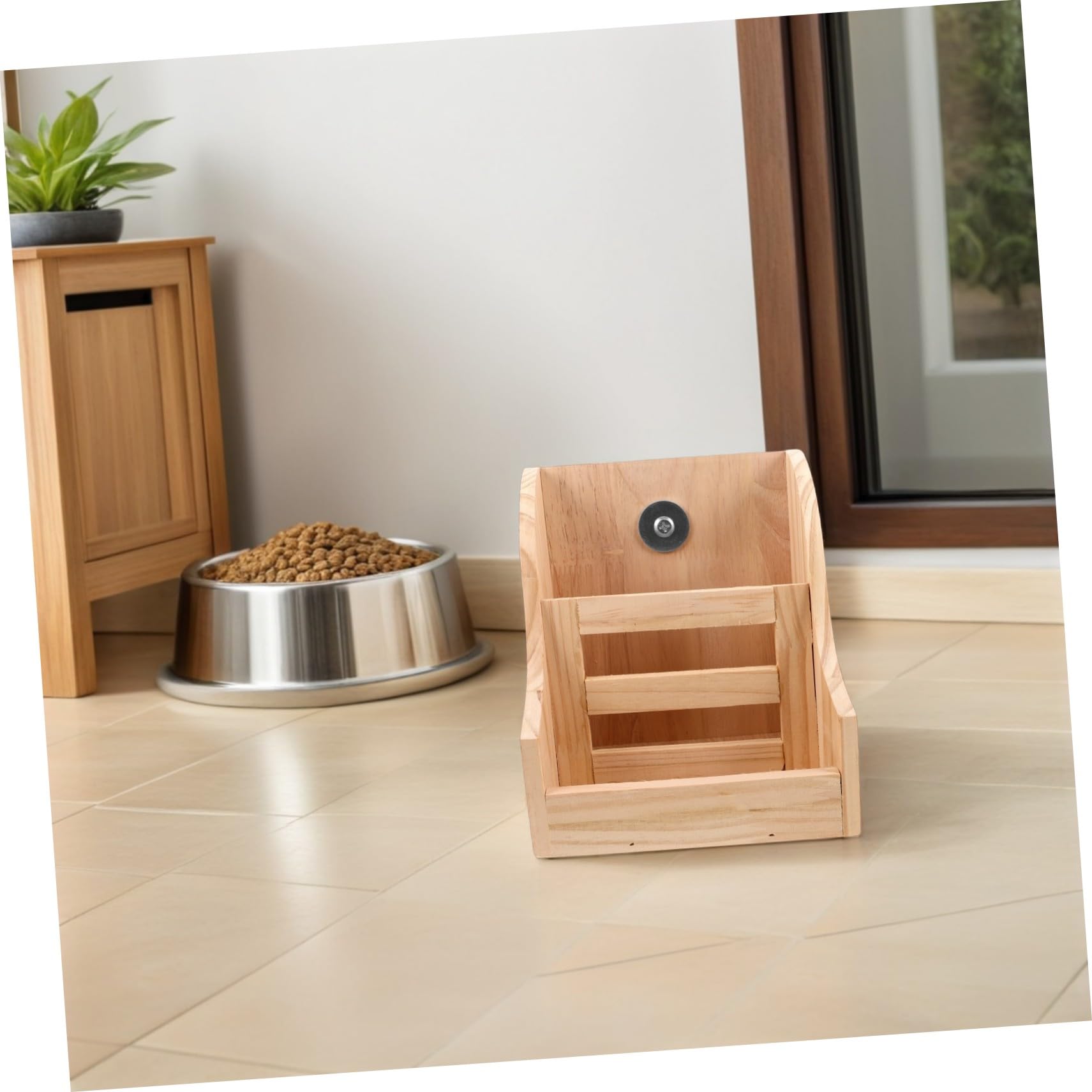 Meerschweinchen Heuraufe 2 in 1 Holzausführung für Kleintiere