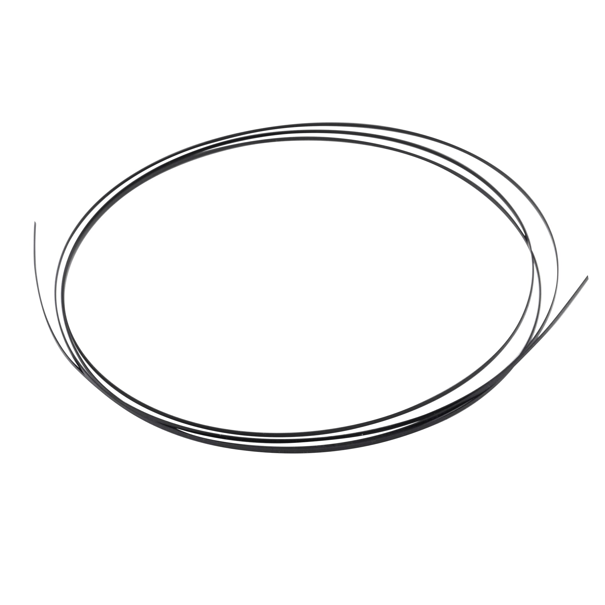 Musiclily 1650x1.5x0.5mm Plastic Binding Purfling Strip for Acoustic Classical Guitar, Black