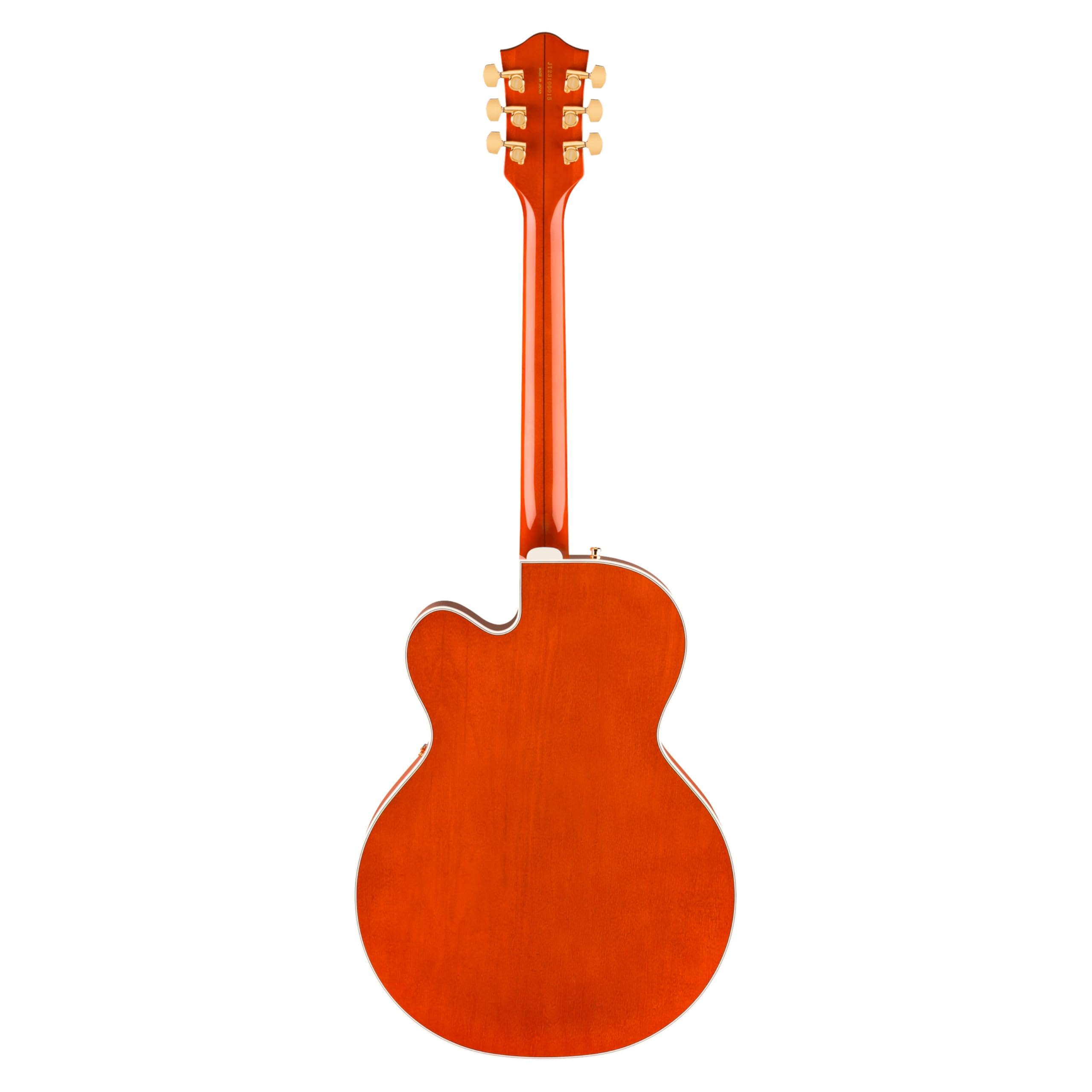 Gretsch Nashville Hollow Body with String-Thru Bigsby Orange Stain - Chitarra semiacustica