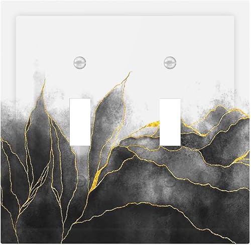 Miniatura 54 de Cubiertas Decorativas de Tomacorrientes Estilo Gótico Cuervo Flores Púrpuras 1 Gang Interruptor de Luz Simple Basculante Placa Cubierta Placas de