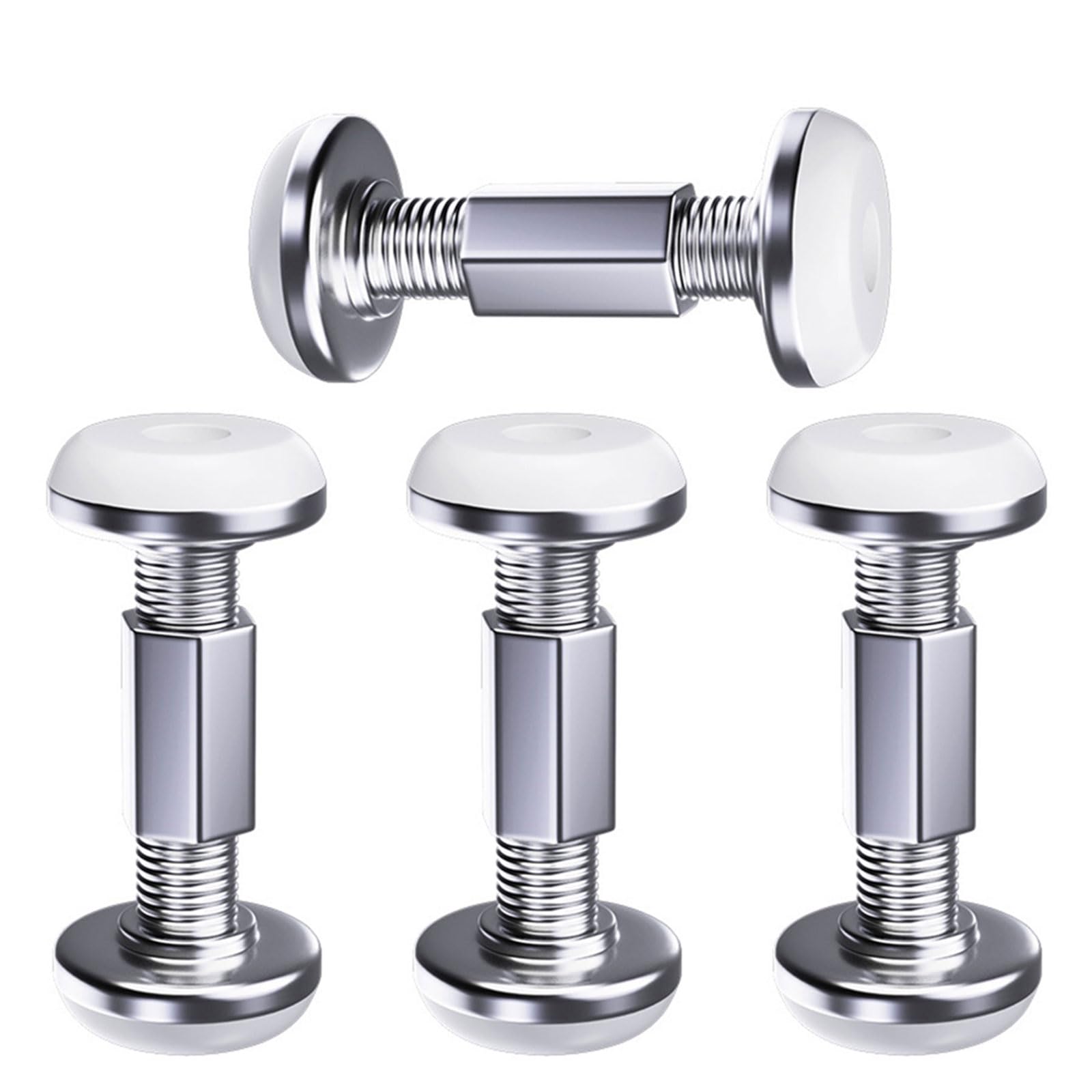 4Pcs Furniture Cabinet Stabilizers Headboard Stopper Adjustable Threaded Bed Frame Anti-Shake Tool Hardware Enduring Furniture Cabinet Stabilizers Hardware