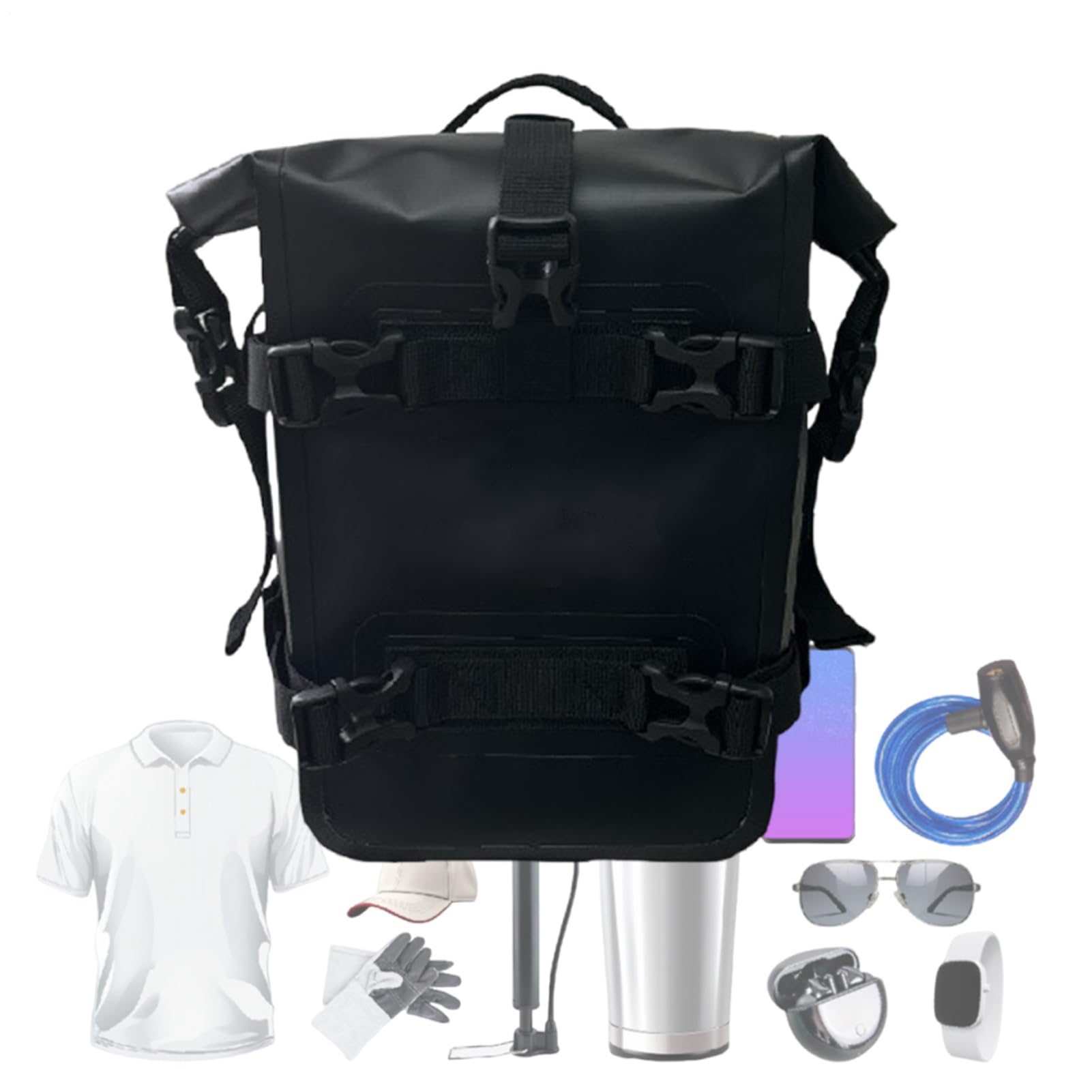 Sac de rangement pour vélo multifonctionnel de grande capacité - 8