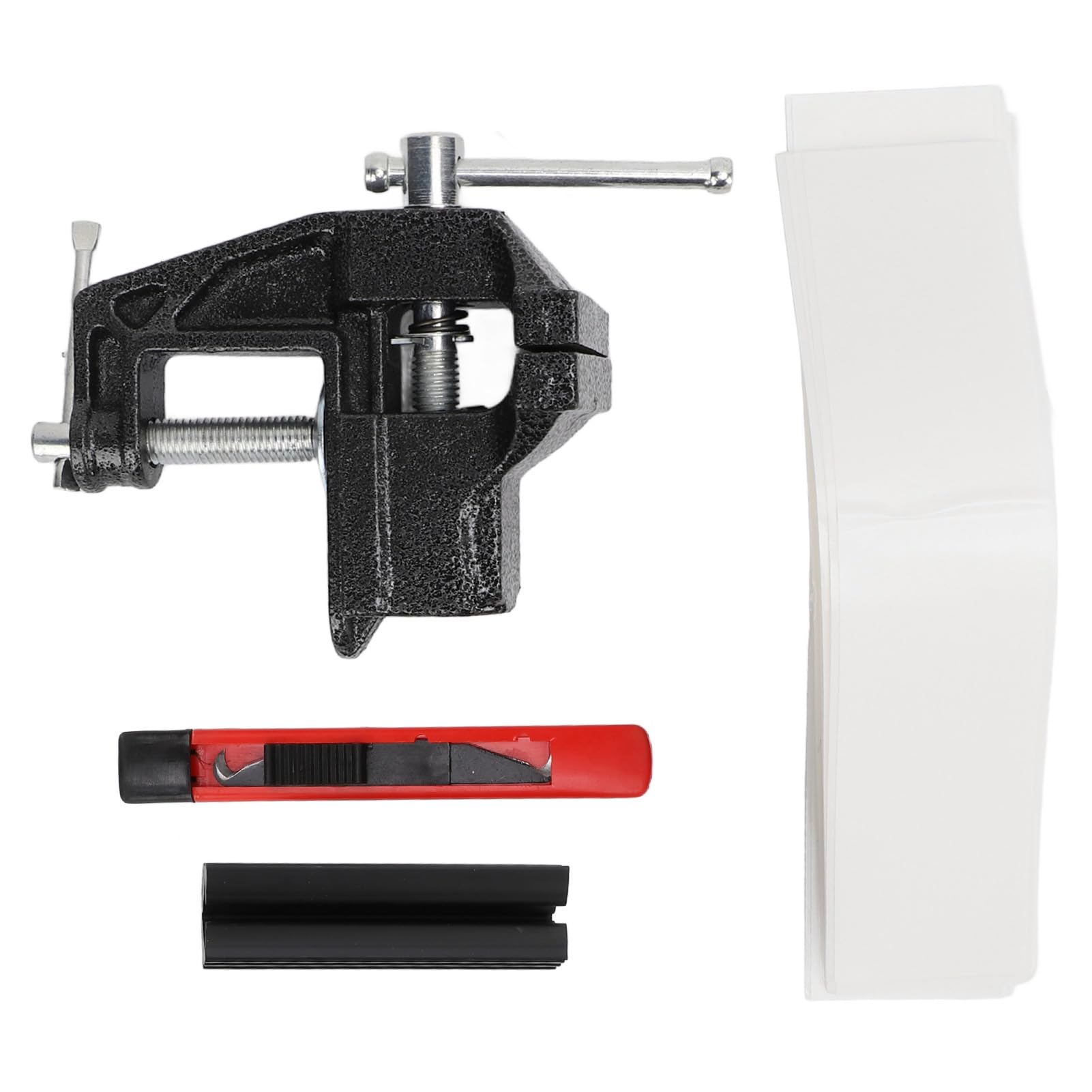 Kit D'outils de Remplacement de Poignée de Club, Mini Pince-étau avec Pince en Caoutchouc et Ruban Adhésif Double Face, pour Le Remplacement et L'entretien de la Poignée de Club
