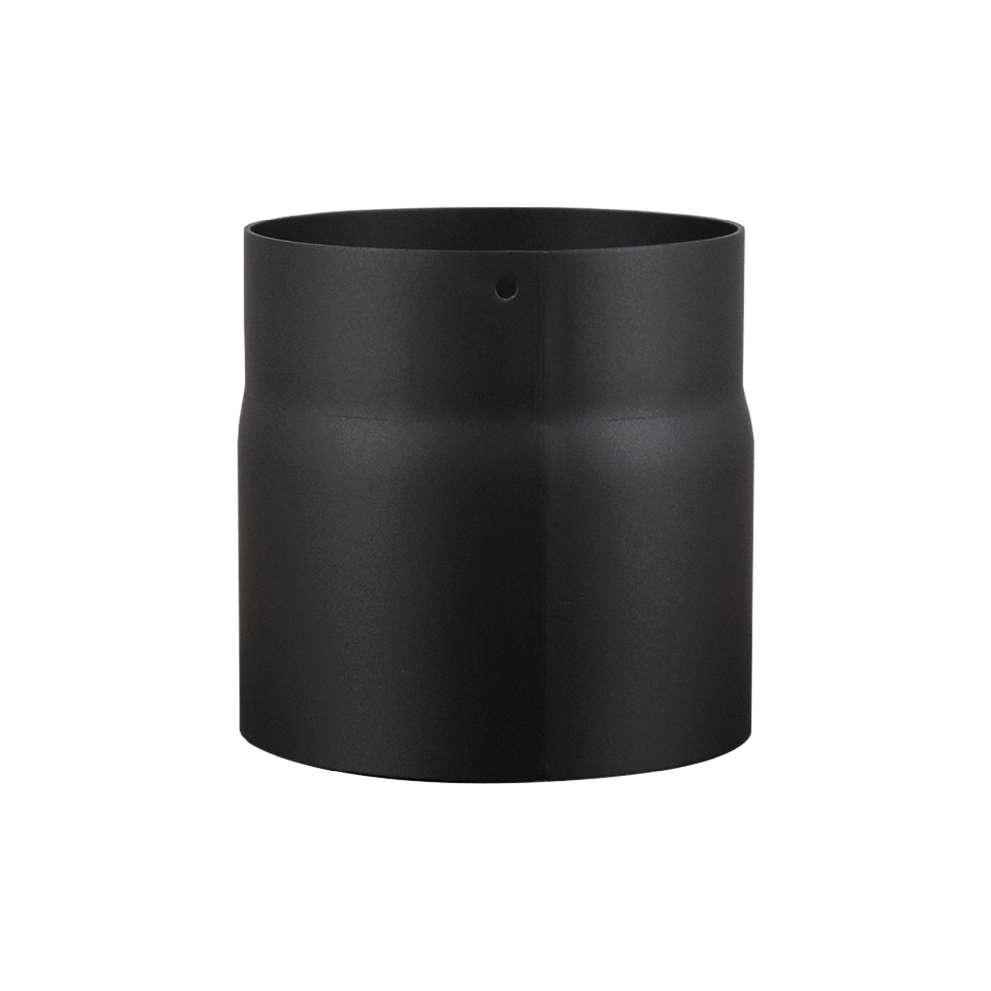Kachelpijp Zwart 180mm Dikwandig Staal 1000mm - Jan Wit