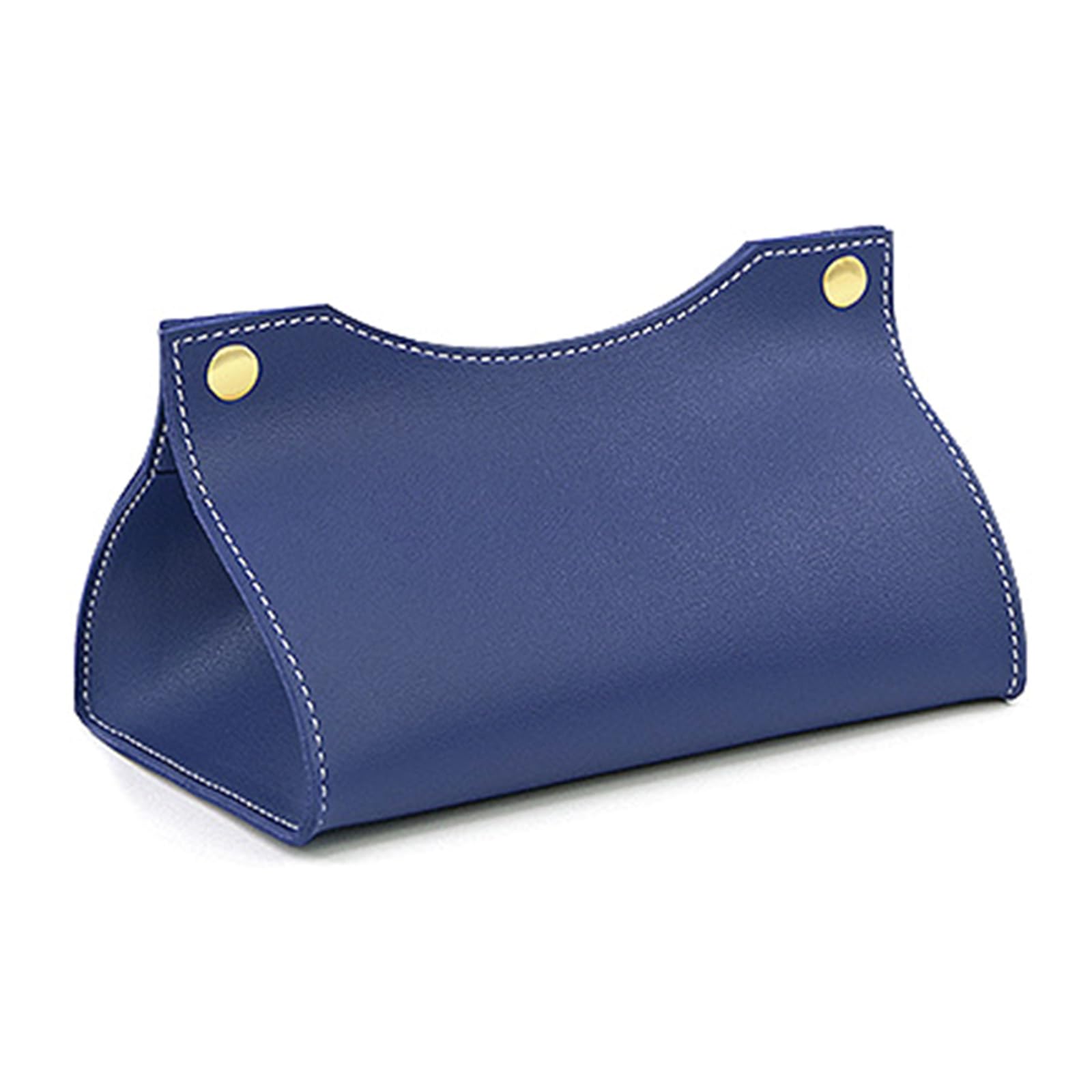 Oxxggkao Modern Leather Tissue Holder Paper Box Cover Case Napkin Stylish Home Decorations Box Organizer