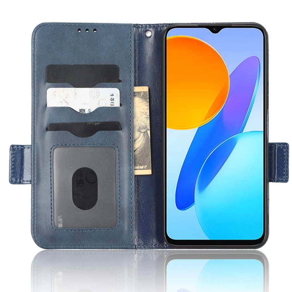 Custodia Honor X8 4G in Pelle Rosso Scuro | Cover Libro Funzione Stand