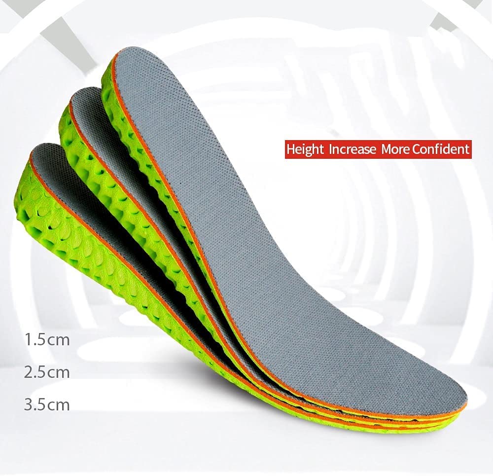 Plantillas de aumento de altura, suela de elevación invisible suave, panal transpirable, zapatos de aumento de Taller, almohadilla de tamaño libre for mujeres y hombres ( Color : 43-45(27.5cm) , Size
