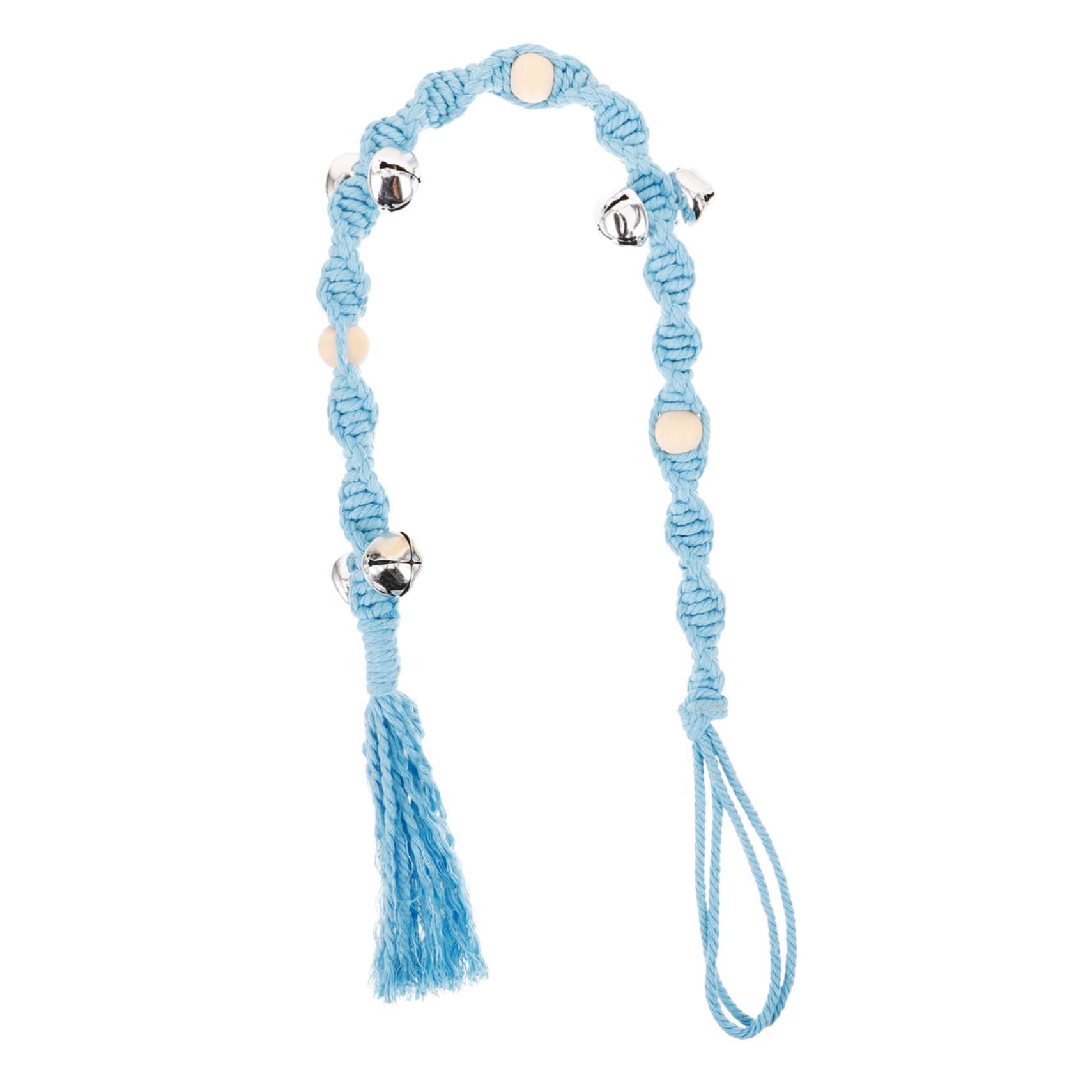 Mikikit Dog Training Doorbell Durable Pet Doorbell for Potty Training Loud Sound Easy to Use with Beads for Indoor and Outdoor Use