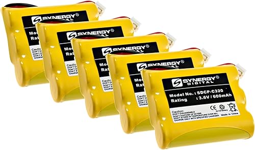 Miniatura 7 de Synergy Digital Batería inalámbrica para teléfono, compatible con V Tech 80-5071-00-00 batería de teléfono inalámbrico (NI-CD, 3.6 V, 600 mAh)