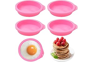 Air Fryer Egg Molds Silicone, Non-Stick & Reusable Air Fryer Egg Molds...