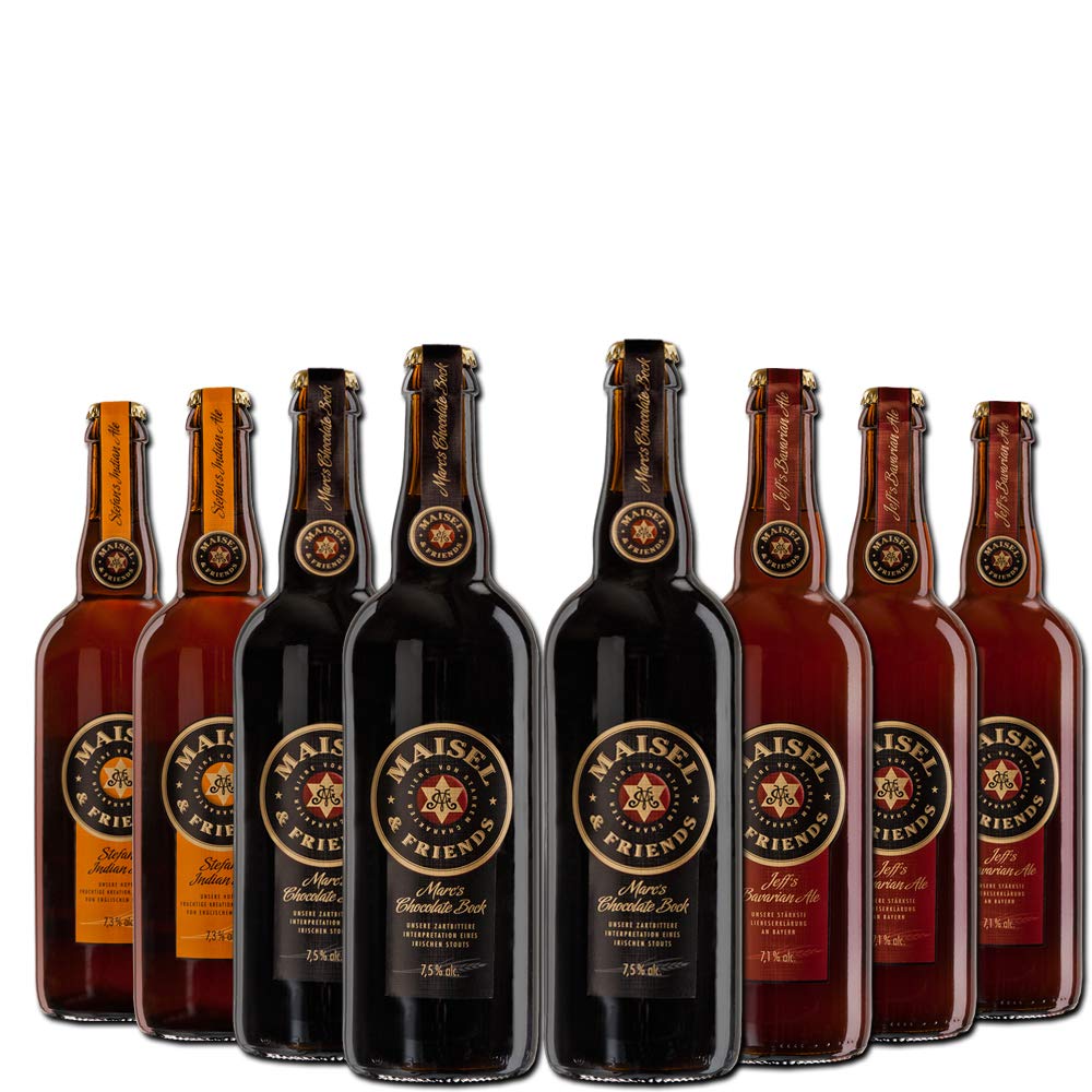 Maisel and Friends Signature Paket - 8 Flaschen 0,75l in einem Paket - echter Craft Beer Genuss
