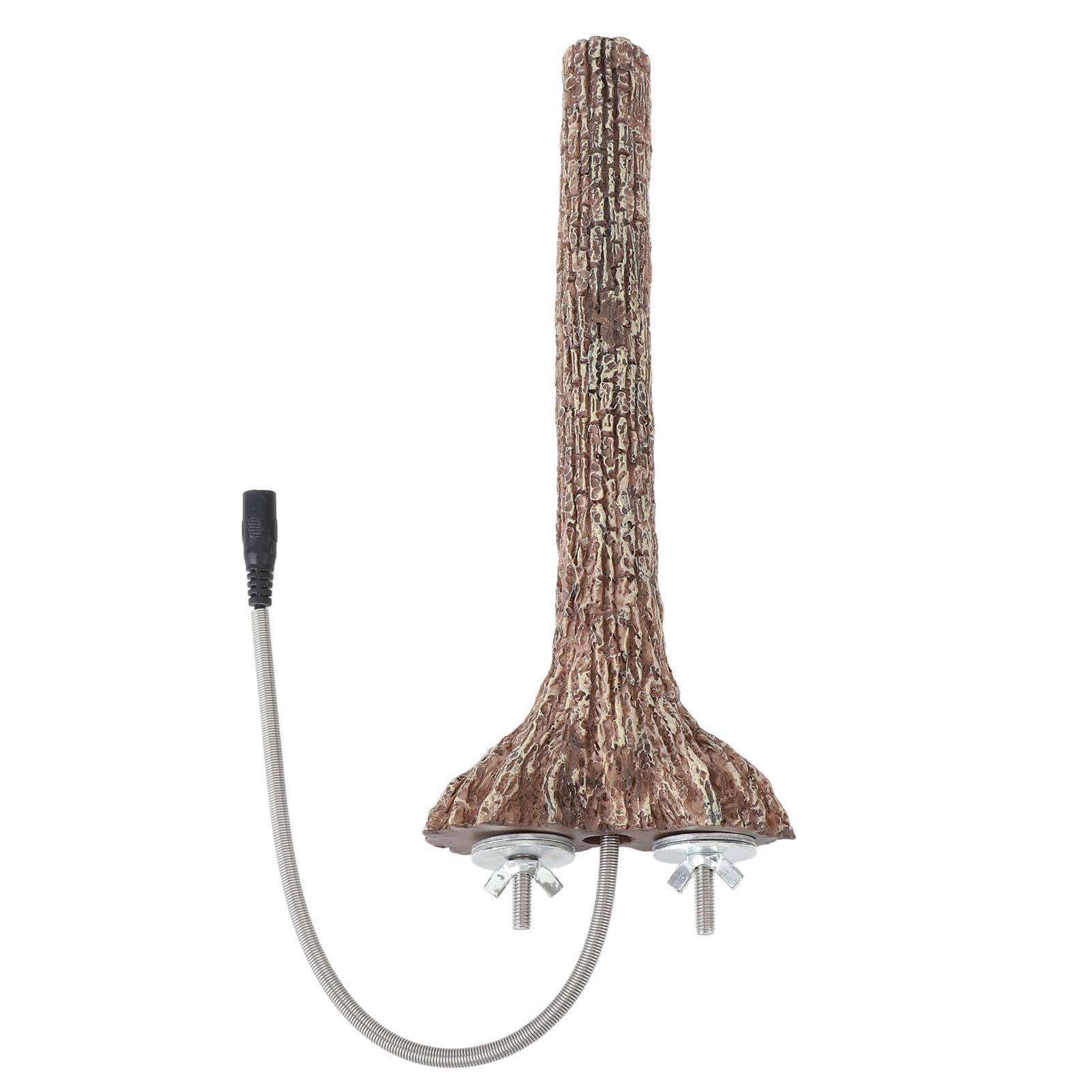 Adjustable Temperature Heated Bird Perch 5W Thermostatic Control Heated Bird Perch for Parrots Hamsters 100‑240V (UK Plug)