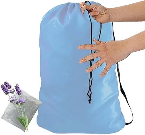 Ultra Essentials - Bolsa de lavandería resistente con correa para el hombro, 24 x 36 pulgadas, bolsa de poliéster resistente a desgarros con