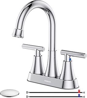 27 Beige Bathroom Ideas for a Calm and Elegant Look You’ll Love 144 Bathroom Faucets for Sink 3 Hole, Hurran 4 inch Chrome Bathroom Sink Fau...