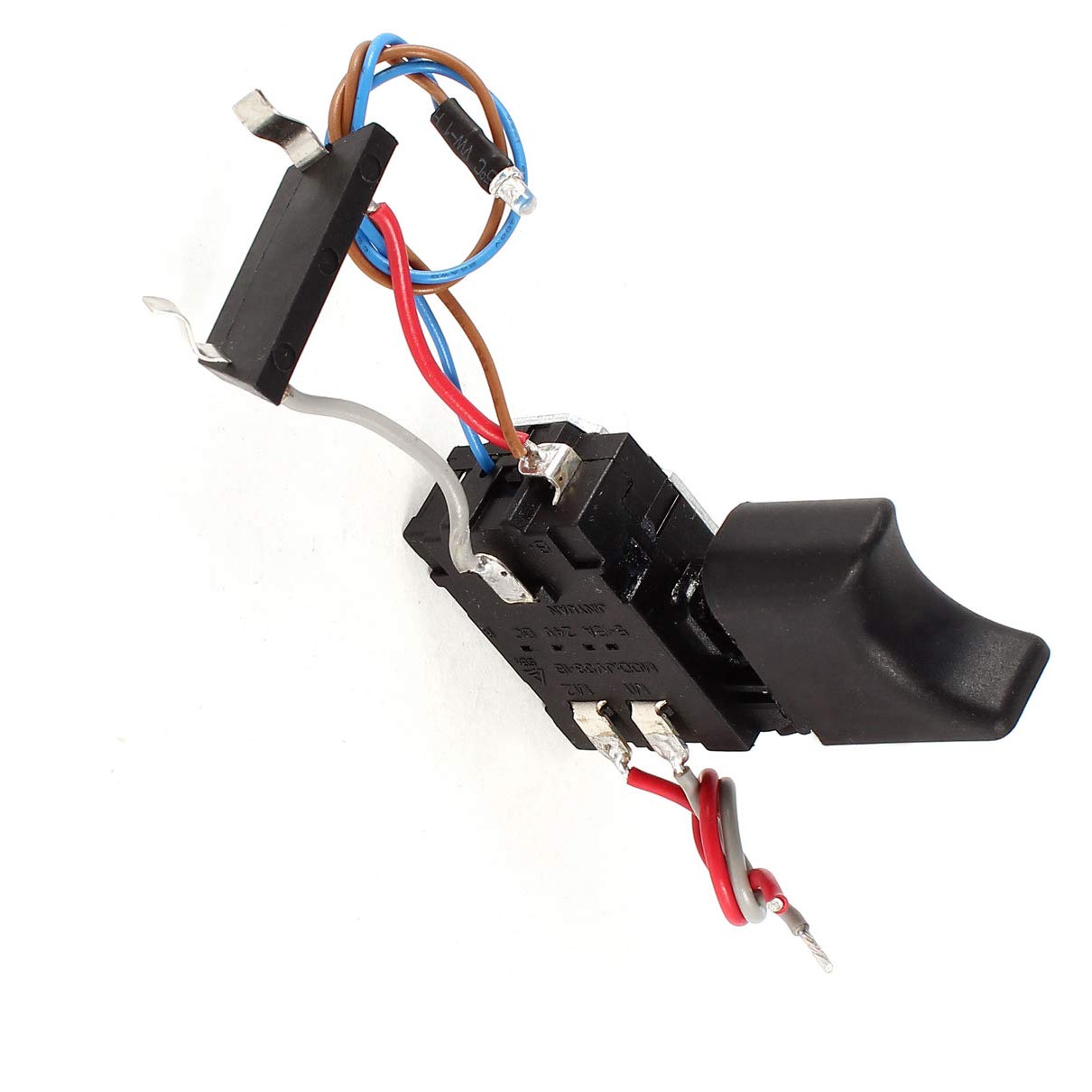 Aexit Electric Cordless Switches Drill Trigger Switch 5-15A DC Foot Switches 24V 5E4