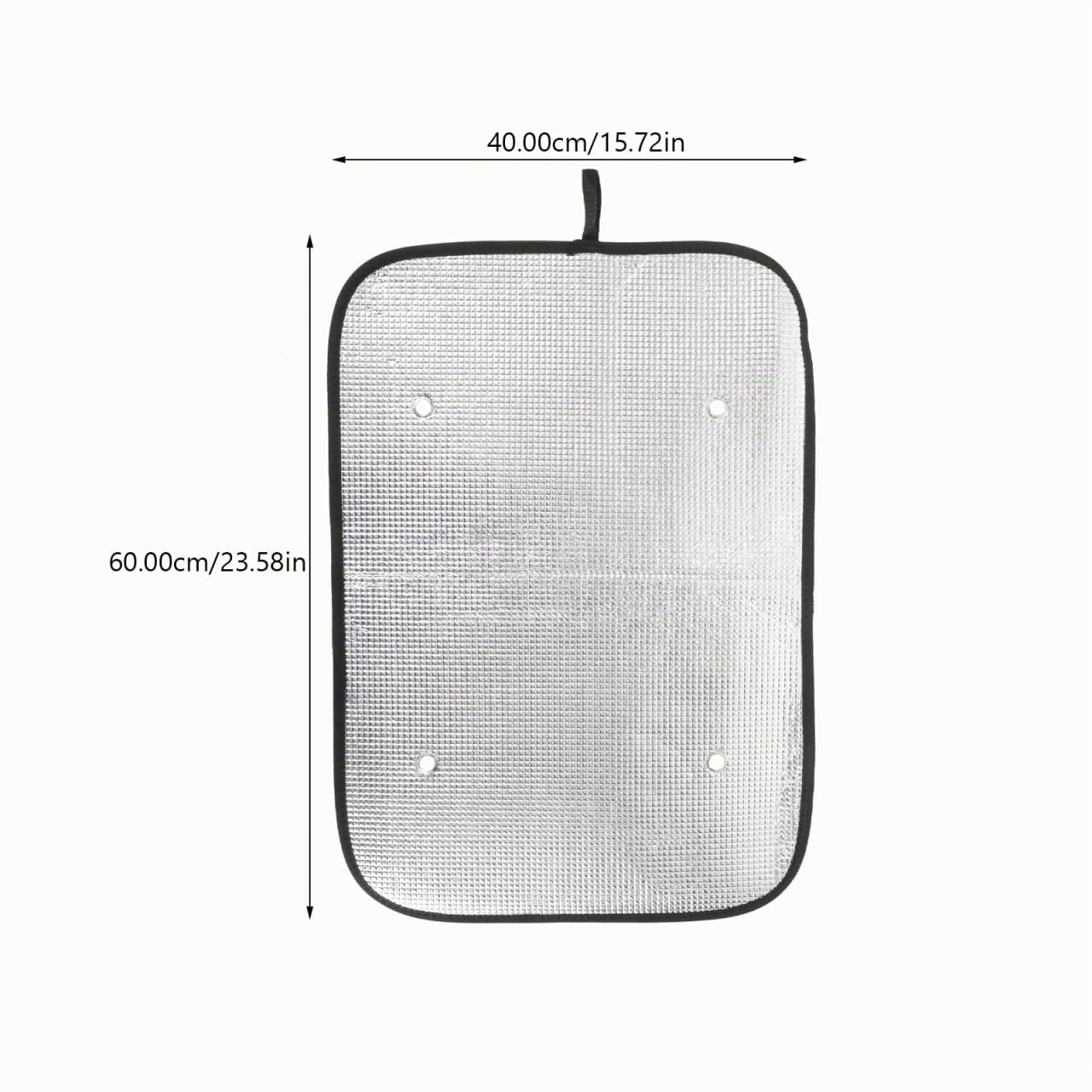 2 Pare-Soleil Camping Car à Ventouse, Pare Soleil Fenêtre Camping Isolation Thermique Cache Voiture pour Porte Lors Vacances, 60x40cm