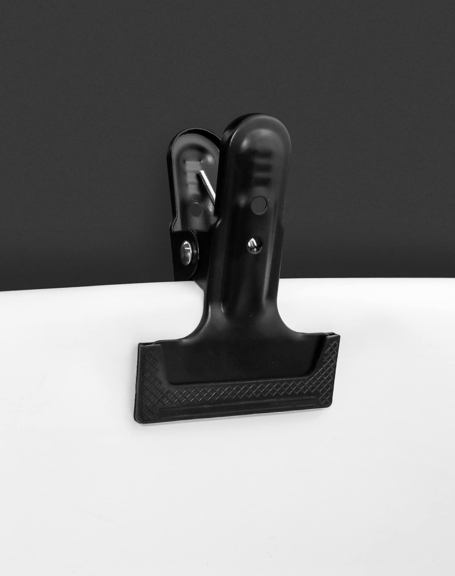 Lot De 8 Pinces à Ressort QWORK - Ouverture Max 5 Cm, Mâchoires Caoutchoutées - Pour Studio Photo, Fixation Accessoires