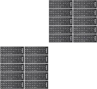 Milisten 20 Sheets Keyboard Stickers Sticker for Laptop Keyboard Cover for Laptop English Keyboard Sticker Label Stickers Laptop Decals Computer Stickers for Laptop Keyboard Letter Stickers