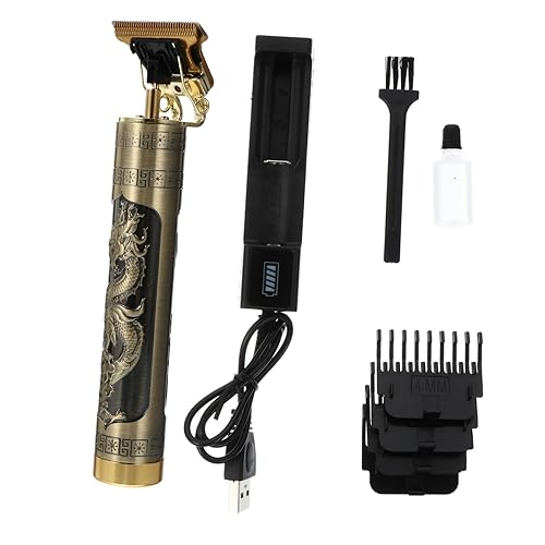 VALICLUD Professional Hair Clipper with Carving Pattern Quiet Low Noise